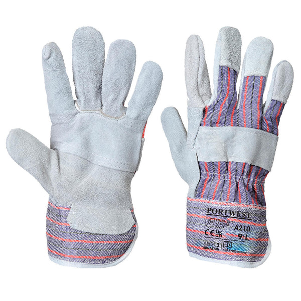 Leather Rigger 260 Cow Split Palm Bar Glove