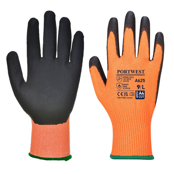 Cut D13 PU Viz-Tex Glove