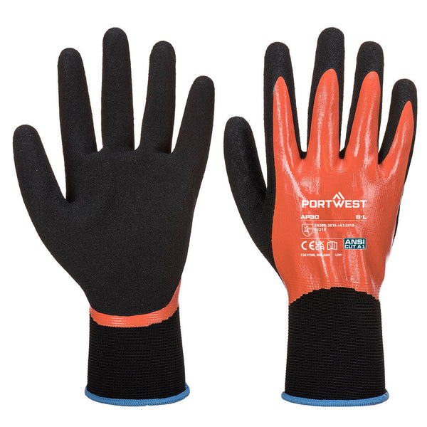 Grip 15 Nitrile Foam Aqua Glove
