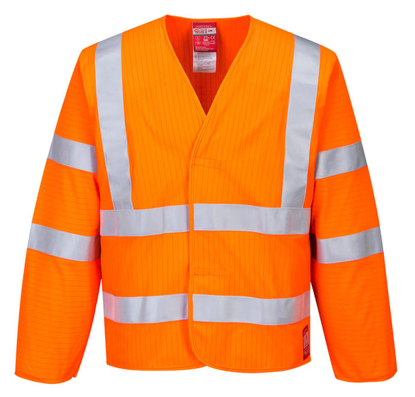 Hi-Vis Anti Static Jacket - Flame Resistant