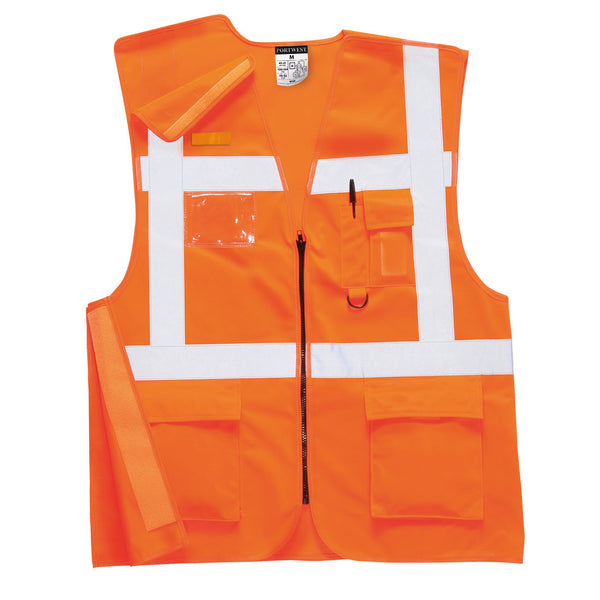 Hi-Vis Zip Executive Vest